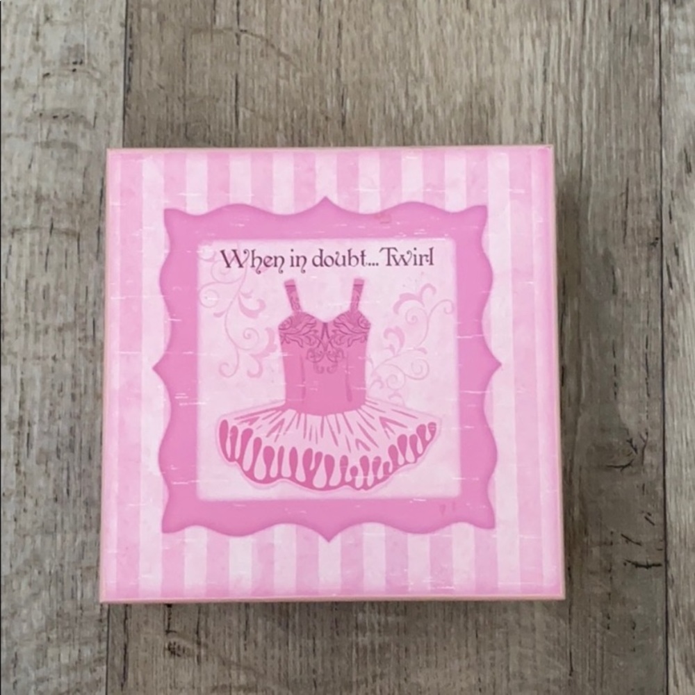 When in doubt...twirl wall decoration ballet decor
